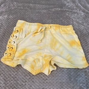 Tie dye shorts